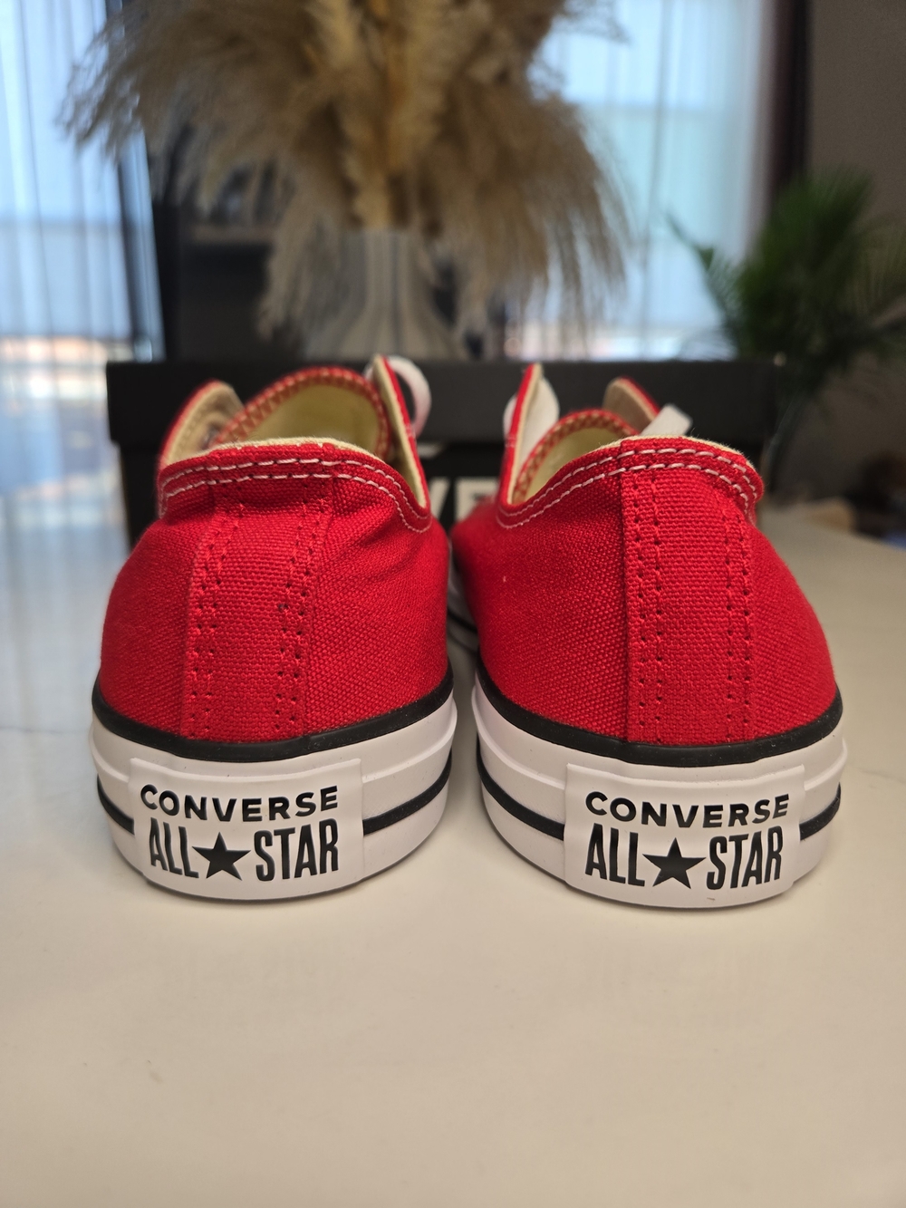 Converse Chuck Taylor All Star Red Low Top Sneakers Women’s 9 EU 40 - Picture 4 of 7